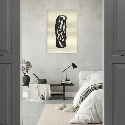 Illustration for Tristan Tzara s Vingt-cinq poèmes - Jean Arp Brushed Aluminum Print - 70x100 cm / 28x40 inches | Jean Arp Aluminum Print | Jean Arp Prints