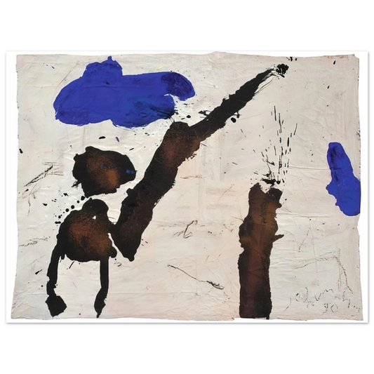 Emil Schumacher - Gc-17 - 1990  75x100 cm / 30x40inches Fine Art Poster