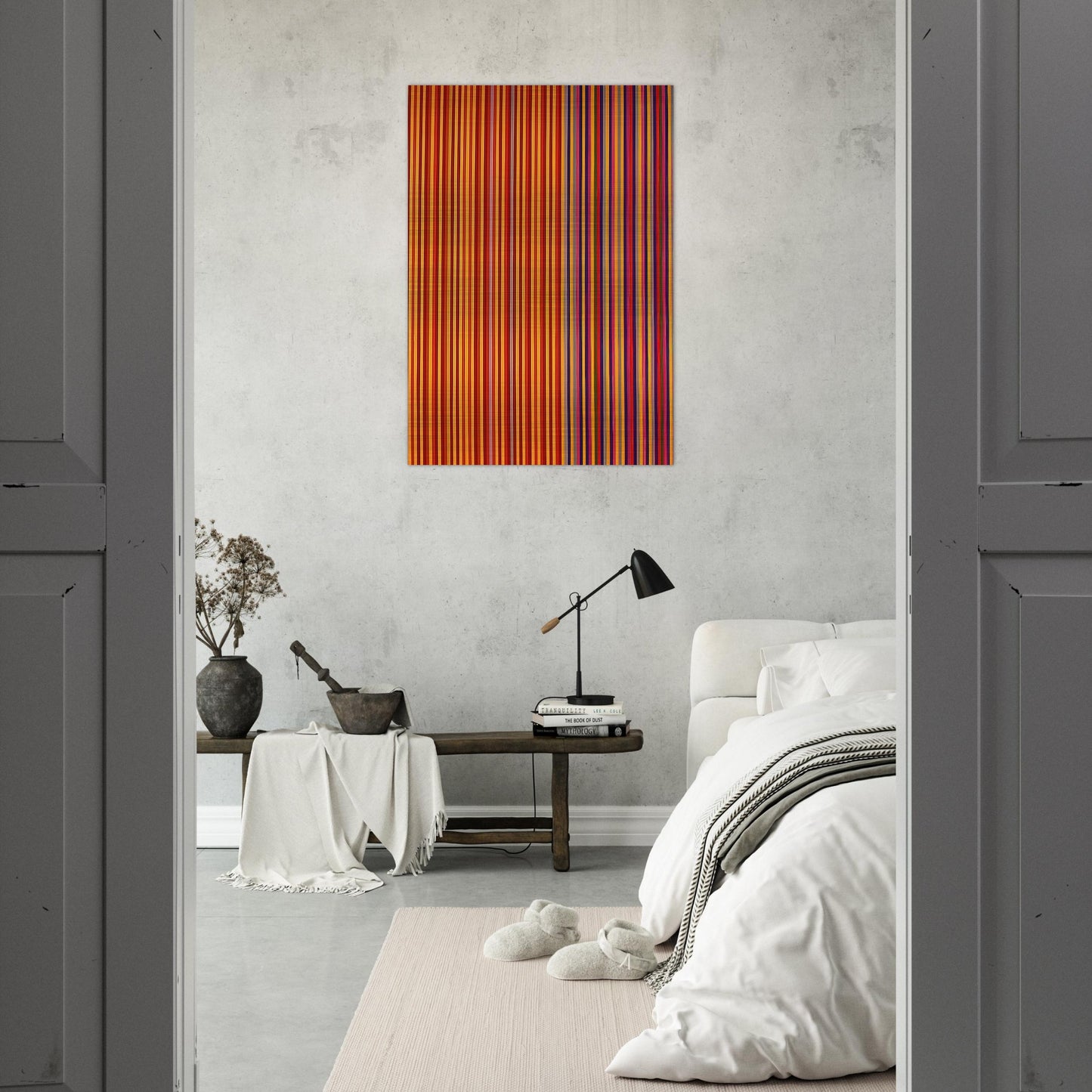 Equinox - 1965 - Gene Davis Brushed Aluminum Print - 70x100 cm / 28x40 inches | Gene Davis Aluminum Print | Gene Davis Prints