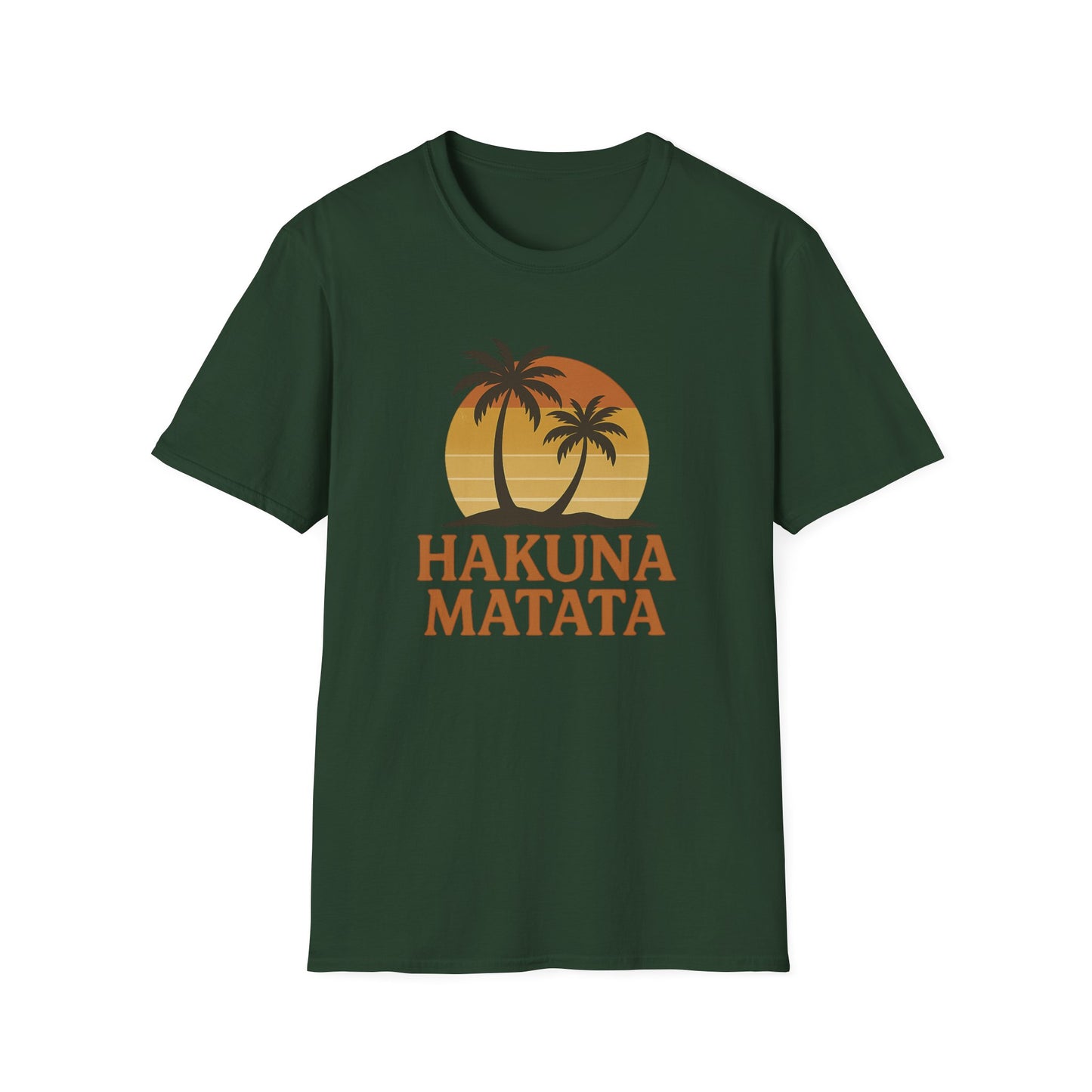 Hakuna Matata Retro-T-Shirt mit Grafik, „Keine Sorgen“-Shirt mit positiver Ausstrahlung, Vintage-T-Shirt im 90er-Jahre-Stil, Shirt mit Wohlfühl-Zitat, Unisex-Geschenk