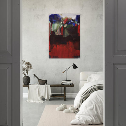 Nulli Secundus - Hans Hofmann Brushed Aluminum Print - 70x100 cm / 28x40 inches | Hans Hofmann Aluminum Print | Hans Hofmann Prints