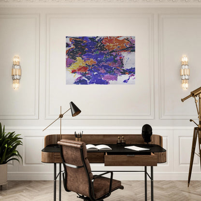 Towards Disappearance II - Sam Francis Brushed Aluminum Print - 70x100 cm / 28x40 inches | Sam Francis Aluminum Print | Sam Francis Prints
