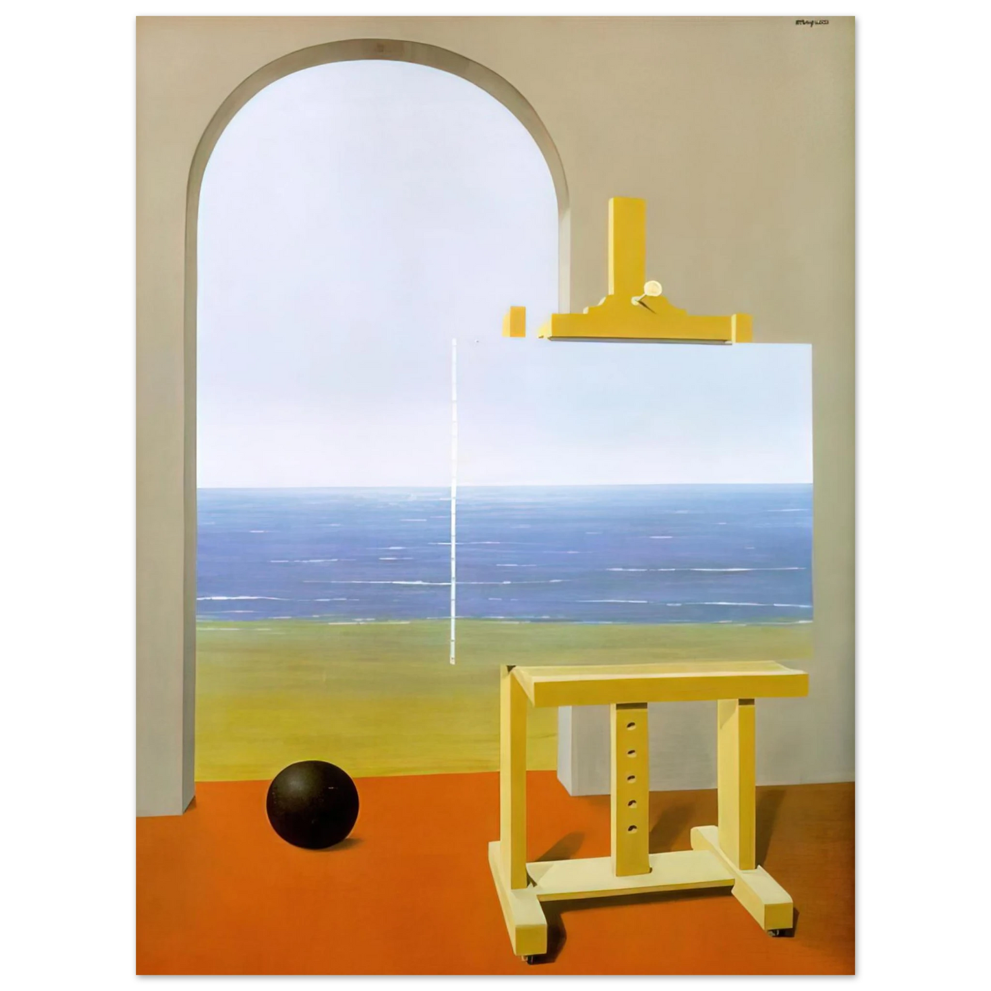 Rene Magritte - THE HUMAN CONDITION 1935  75x100 cm / 30x40inches Fine Art Poster