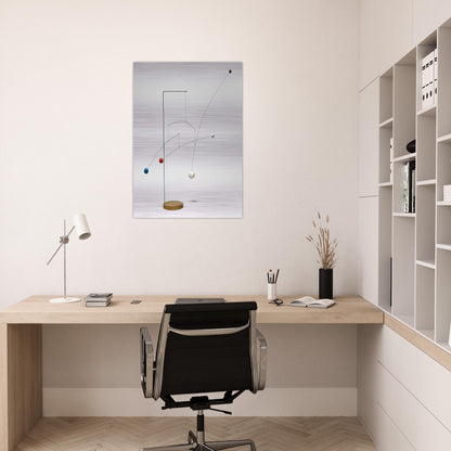 UNTITLED 1935 - Alexander Calder Brushed Aluminum Print - 70x100 cm / 28x40 inches | Alexander Calder Aluminum Print | Alexander Calder Prints