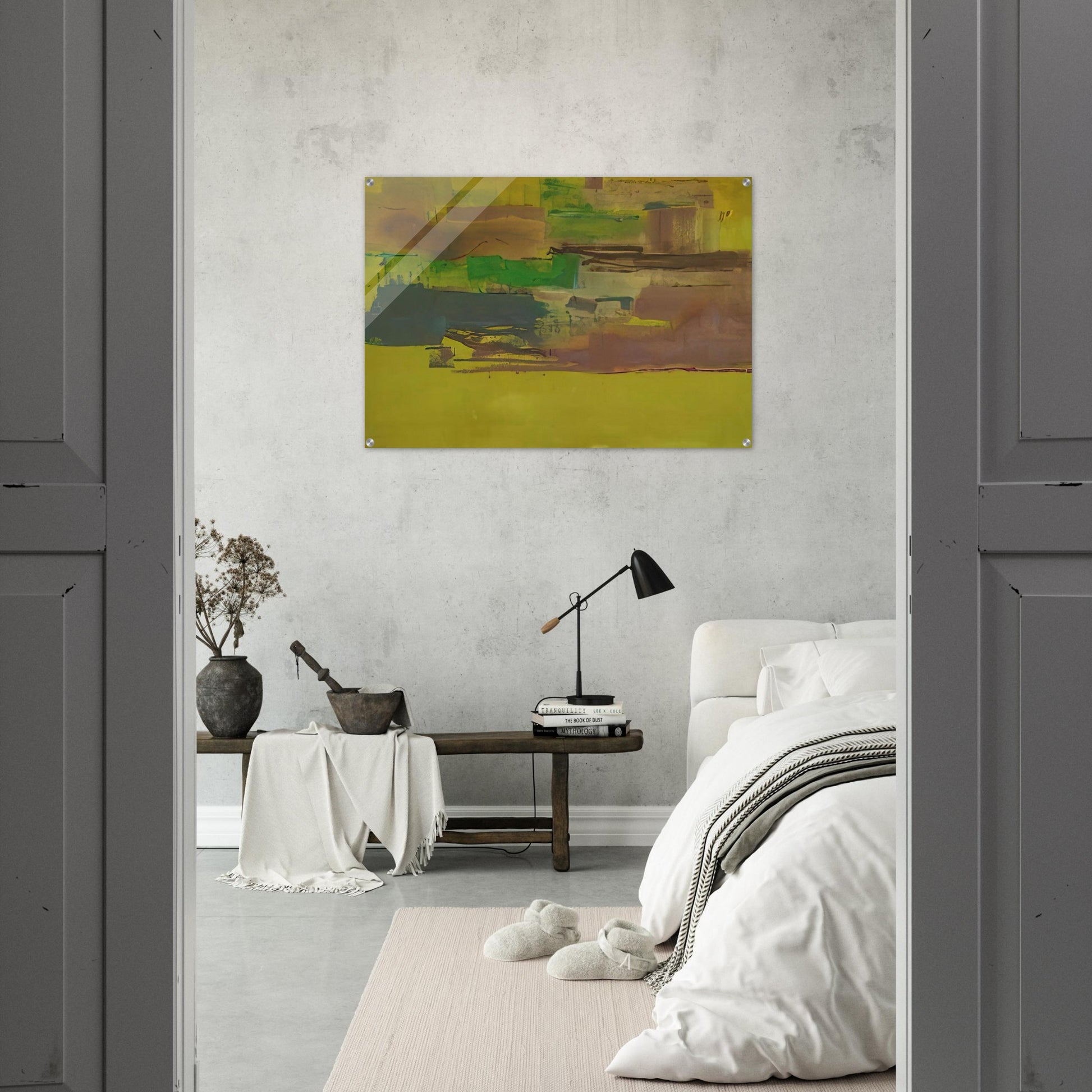 August Deep - 1978 - Helen Frankenthaler Acrylic Print - 70x100 cm / 28x40″ inches