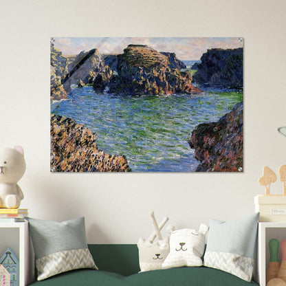 Coming into Port-Goulphar, Belle-Ile - claude monet Acrylic Print - 70x100 cm / 28x40″ inches