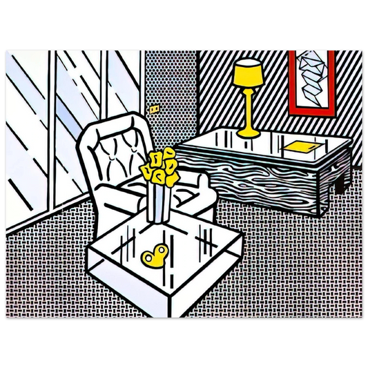 Roy Lichtenstein - THE DEN 1990  75x100 cm / 30x40inches Fine Art Poster