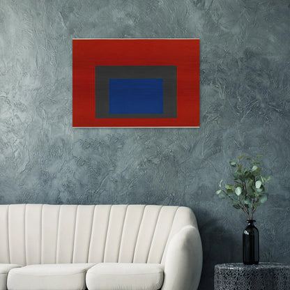 HOMAGE TO THE SQUARE 1950 - Josef Albers Brushed Aluminum Print - 70x100 cm / 28x40 inches | Josef Albers Aluminum Print | Josef Albers Prints