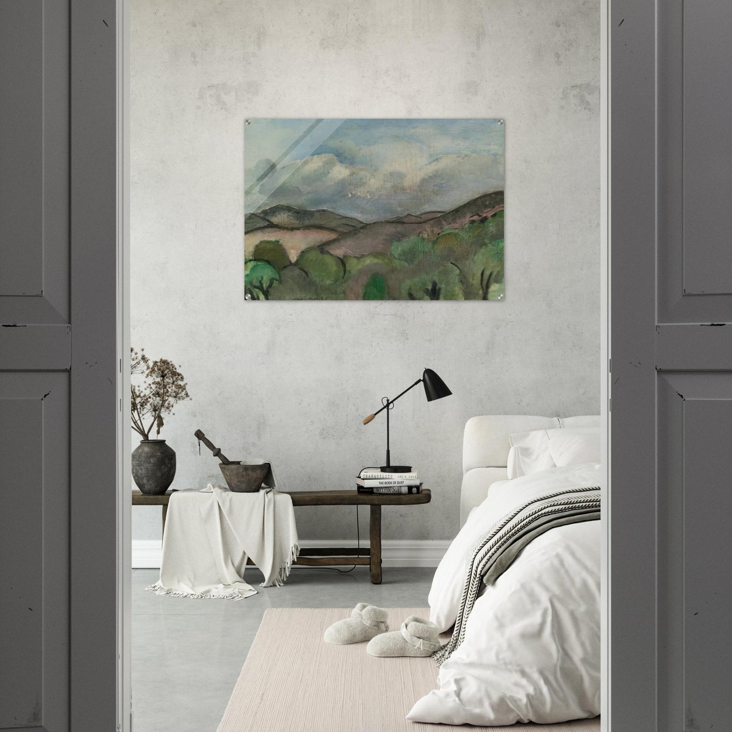 LE MONT CHAUVE A NICE 1918 - Henri Matisse Acrylic Print - 70x100 cm / 28x40″ inches