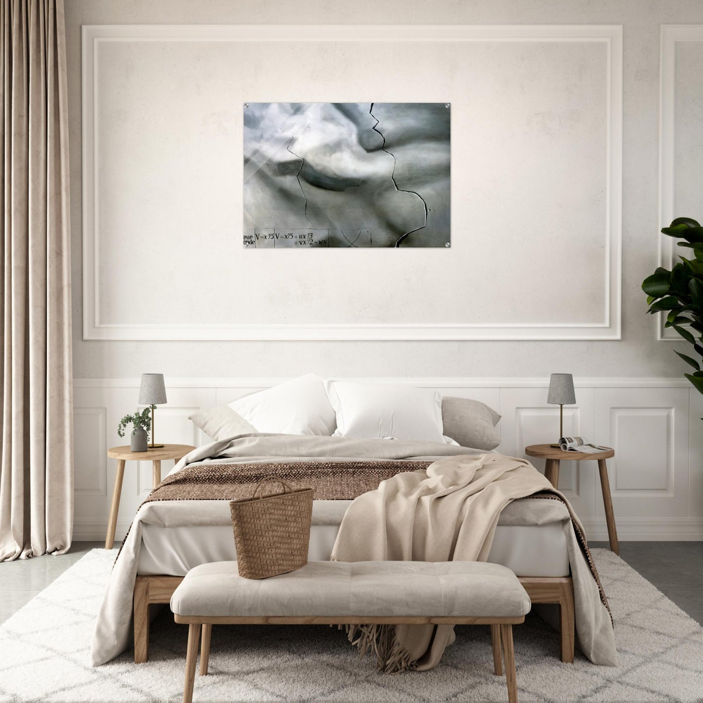 TOPOLOGICAL ABDUCTION OF EUROPE HOMAGE TO RENE THOM - Salvador Dali Acrylic Print - 70x100 cm / 28x40″ inches | Salvador Dali Wall Art | Salvador Dali Prints