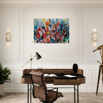 K-B-2 - 1992 - Robert Goodnough Brushed Aluminum Print - 70x100 cm / 28x40 inches | Robert Goodnough Aluminum Print | Robert Goodnough Prints