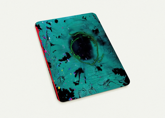 Eyes That Dream - 20.3.08 Clifford Dies - 2008 By John Hoyland Pack of 10 Post Cards | John Hoyland Post Cards | A6 (10.5 x 14.8 cm) - 4.1 x 5.8 inches