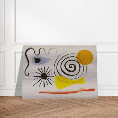 UNTITLED 1941 - Alexander Calder Brushed Aluminum Print - 70x100 cm / 28x40 inches | Alexander Calder Aluminum Print | Alexander Calder Prints