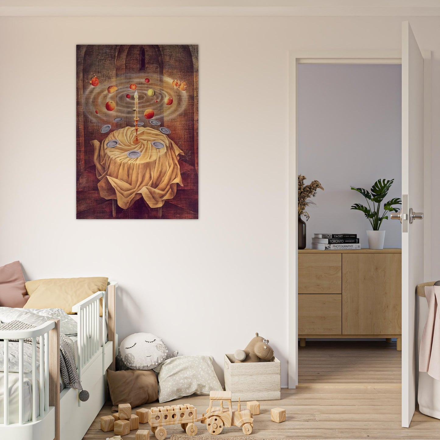 STILL LIFE RESLICITANDO 1963 - Remedios Varo Brushed Aluminum Print - 70x100 cm / 28x40 inches | Remedios Varo Aluminum Print | Remedios Varo Prints