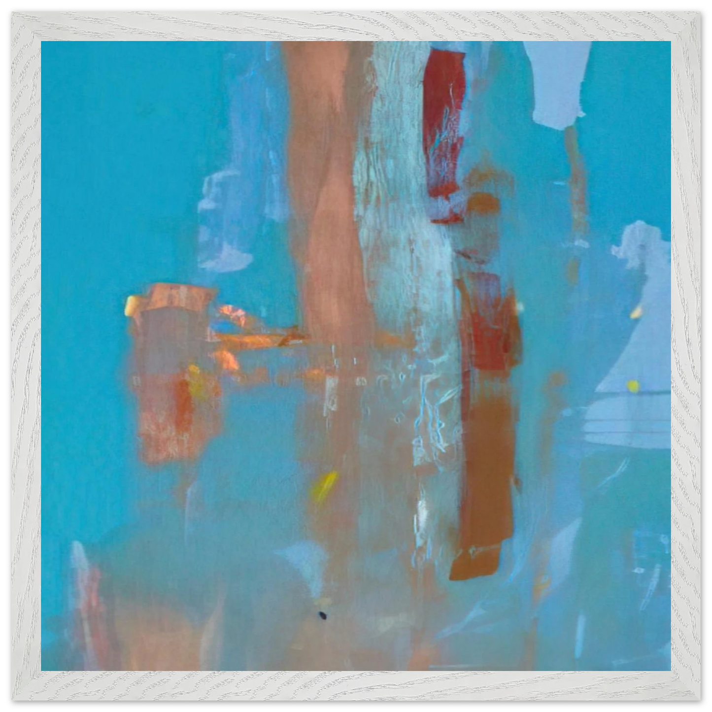 Helen Frankenthaler - In on Blue - 1976 Wall art - 70x100 cm / 28x40 inches - Fine Art Poster-canvas - -
