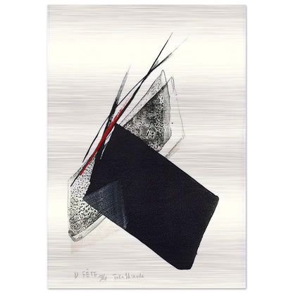 Fête - 1997 - Toko Shinoda Brushed Aluminum Print - 70x100 cm / 28x40 inches | Toko Shinoda Aluminum Print | Toko Shinoda Prints