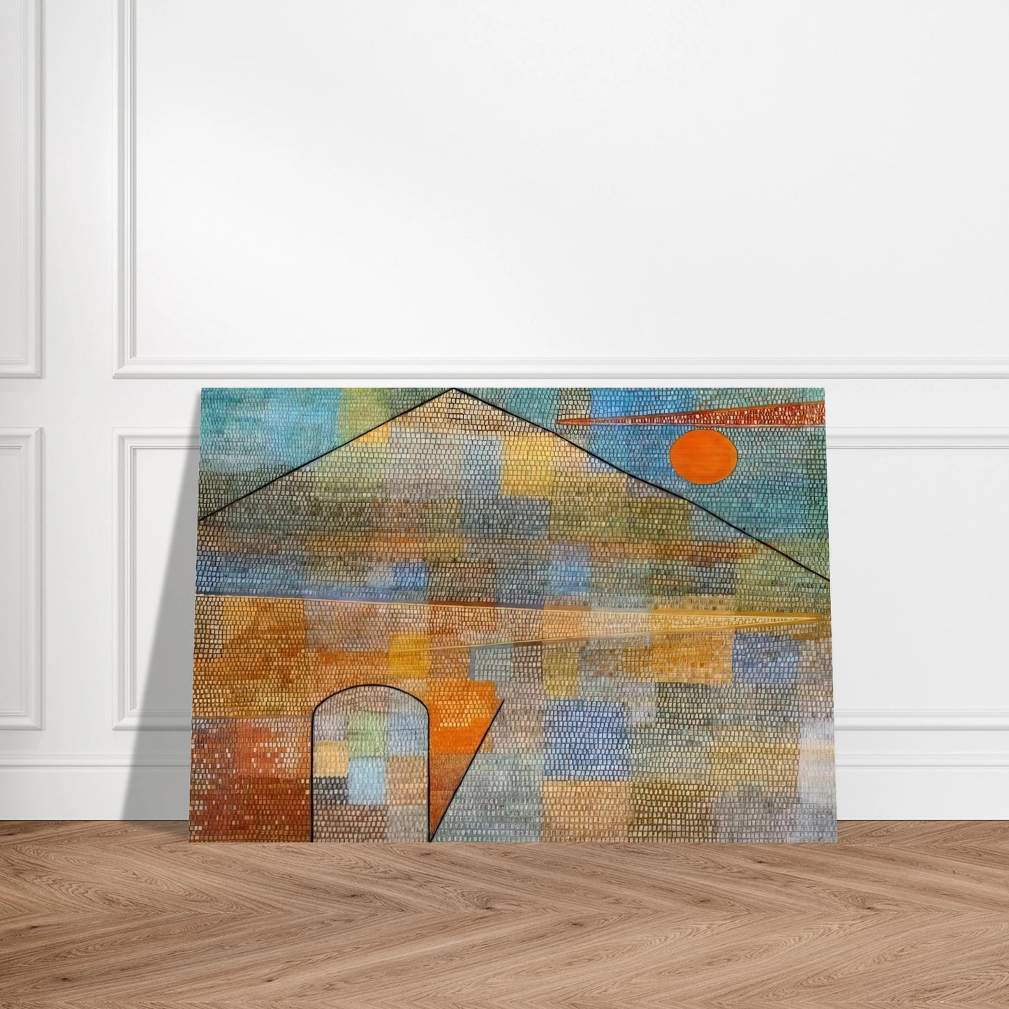 TO THE PARNASSUS 1932 - Paul Klee Brushed Aluminum Print - 70x100 cm / 28x40 inches | Paul Klee Aluminum Print | Paul Klee Prints