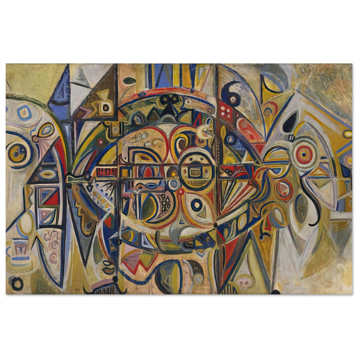 Desert - 1940 - Richard Pousette-Dart Art Prints - 100x150 cm / 40x60″ inches | Richard Pousette-Dart Poster | Richard Pousette-Dart Prints