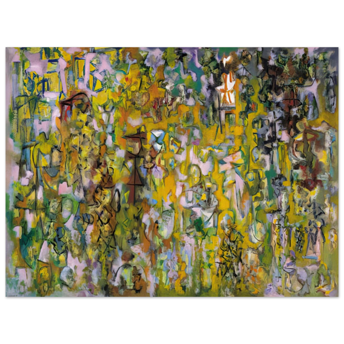 Ad Reinhardt - Number 6 - 1946  75x100 cm / 30x40inches Fine Art Poster