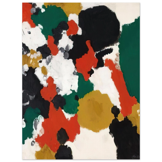 Ernst Wilhelm Nay - Jota - 1959  75x100 cm / 30x40inches Fine Art Poster