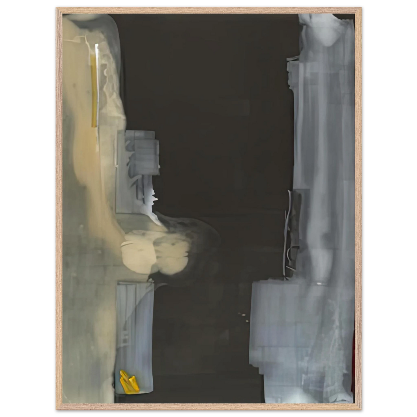 Helen Frankenthaler - Toward Dark, 1988- Wall Art - 30x40 cm / 12x16 inches - Premium Wooden Framed Poster With Fine Art Paper-canvas - Wood frame