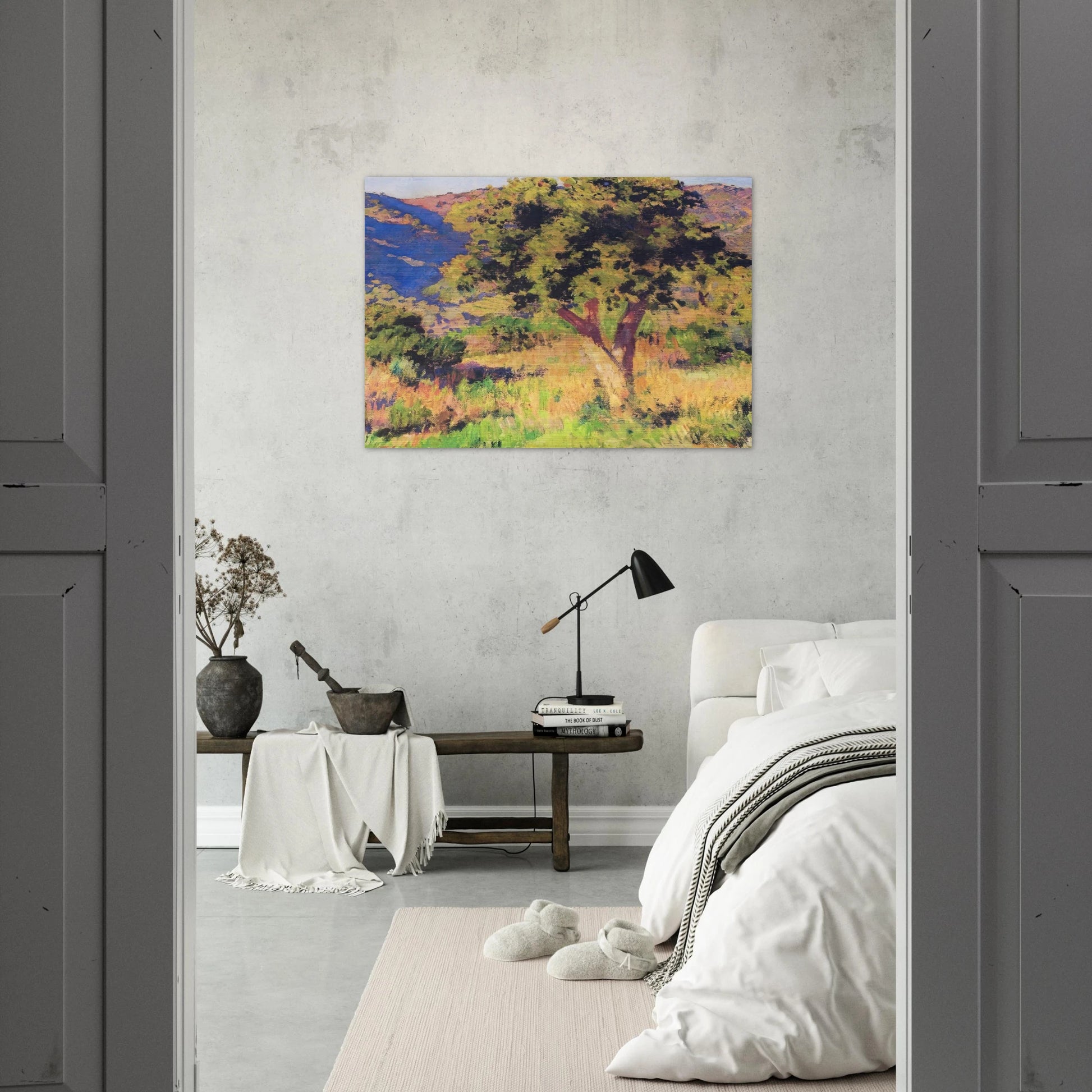 FUNDS OF ST CLAIR 1921 - Theo van Rysselberghe Brushed Aluminum Print - 70x100 cm / 28x40 inches | Theo van Rysselberghe Aluminum Print | Theo van Rysselberghe Prints