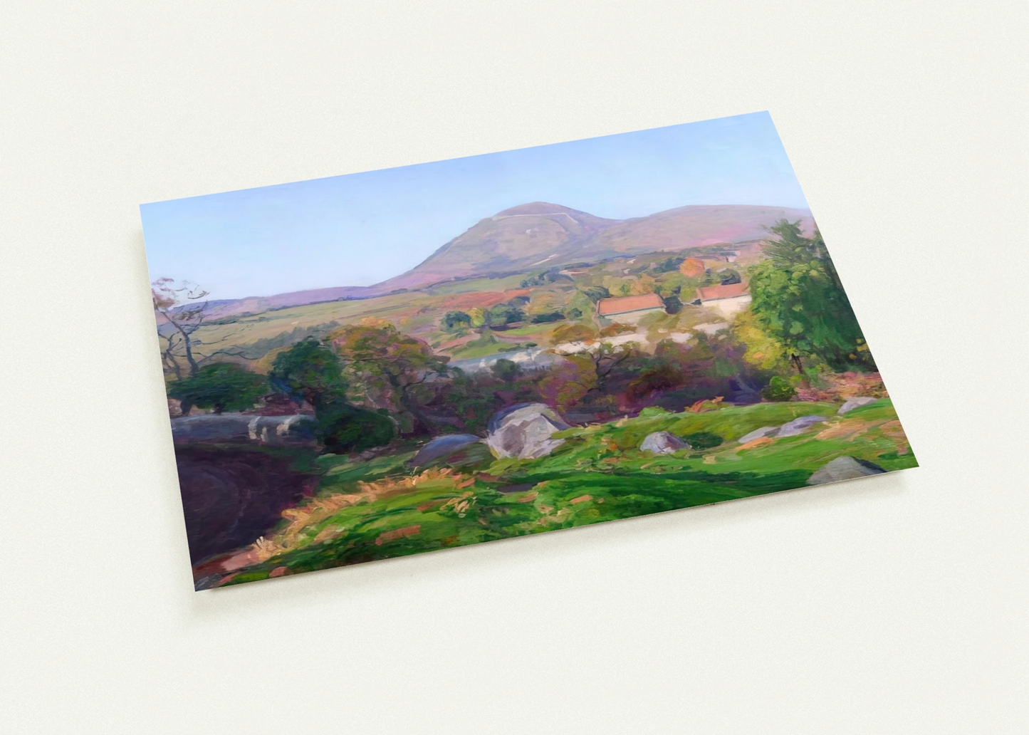 Landscape of Puy de Dôme By Armand Guillaumin Pack of 10 Post Cards | Armand Guillaumin Post Cards | A6 (10.5 x 14.8 cm) - 4.1 x 5.8 inches