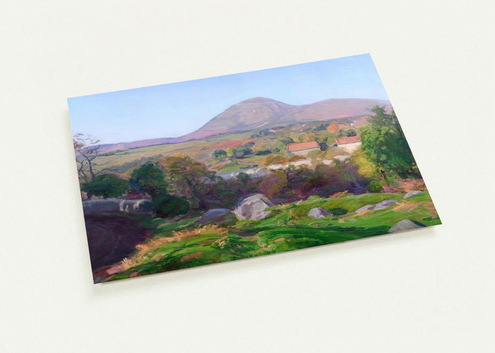 Landscape of Puy de Dôme By Armand Guillaumin Pack of 10 Post Cards | Armand Guillaumin Post Cards | A6 (10.5 x 14.8 cm) - 4.1 x 5.8 inches