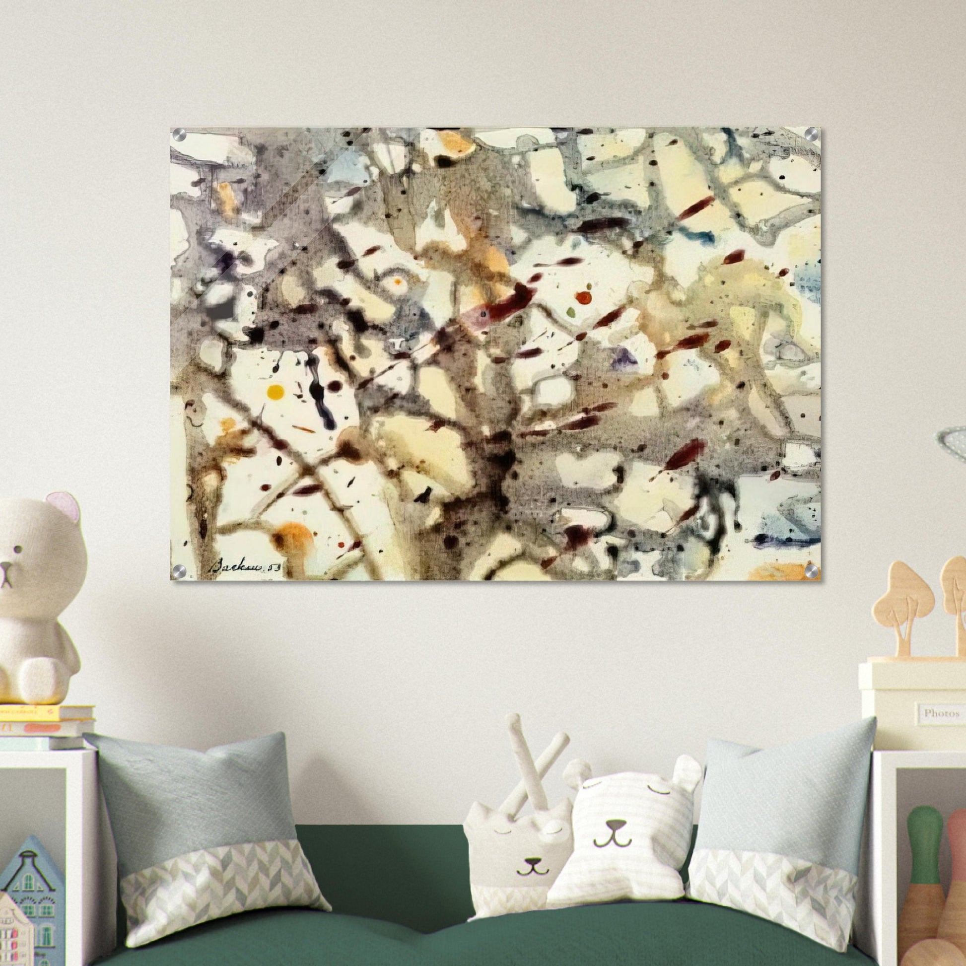 Combustions originelles 36 - Marcel Barbeau Acrylic Print - 70x100 cm / 28x40″ inches