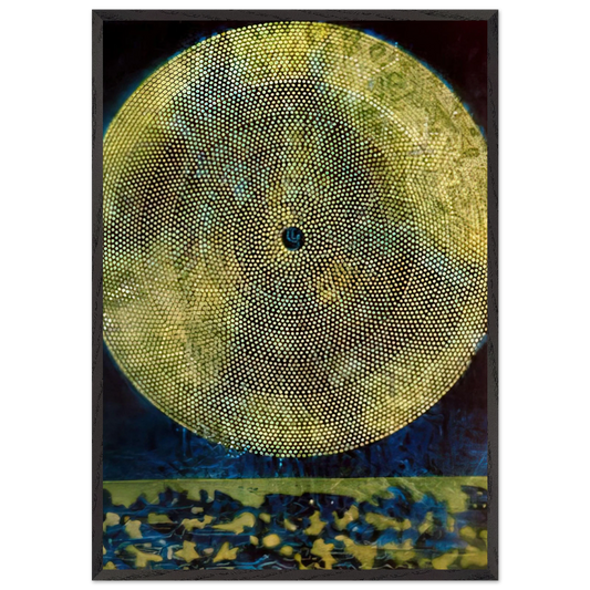 Birth of a galaxy - Max Ernst 70x100 cm / 28x40 inches Framed Art Print – Black Wooden Frame