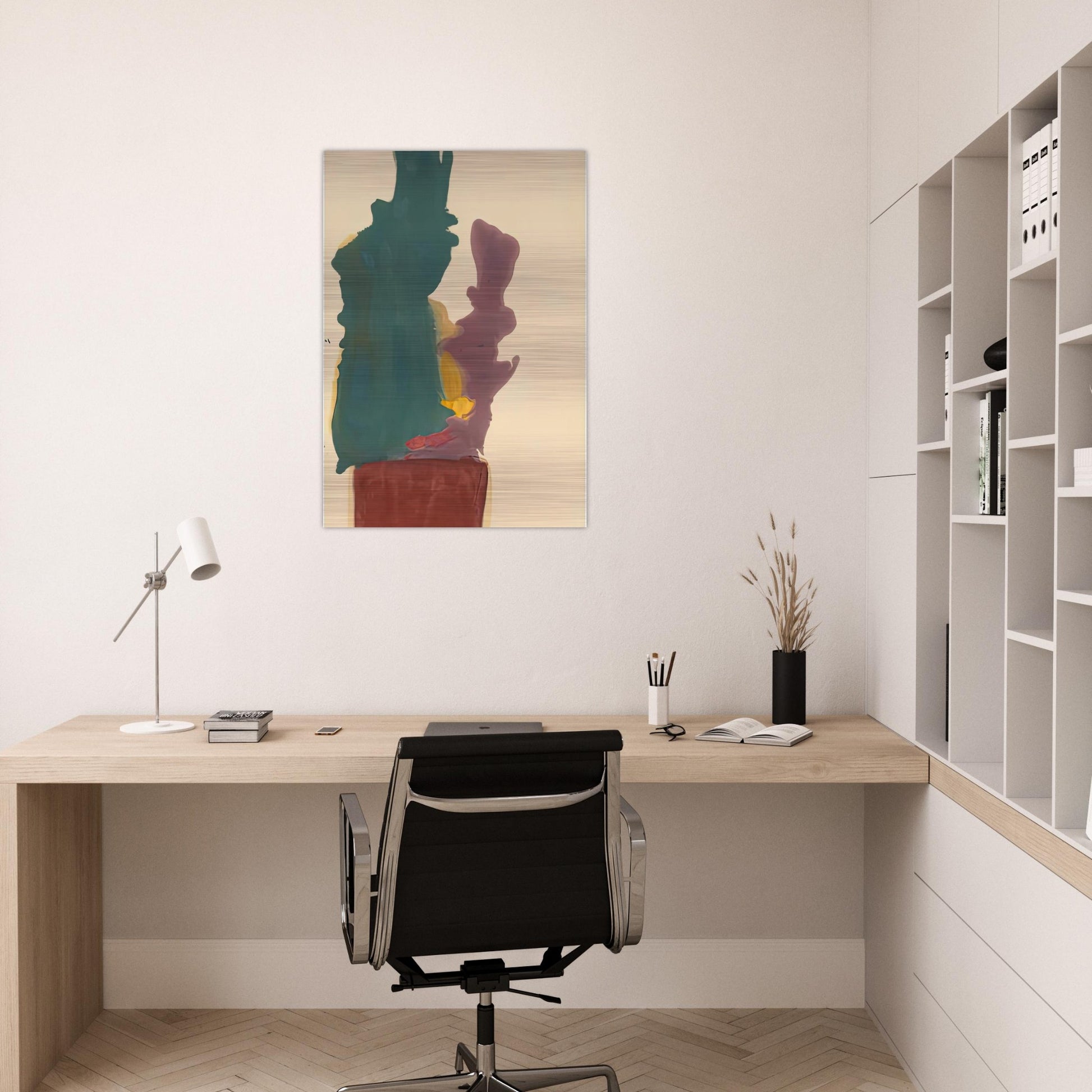 Evil Spirit, 1963- - Helen Frankenthaler Brushed Aluminum Print - 70x100 cm / 28x40 inches | Helen Frankenthaler Aluminum Print | Helen Frankenthaler Prints