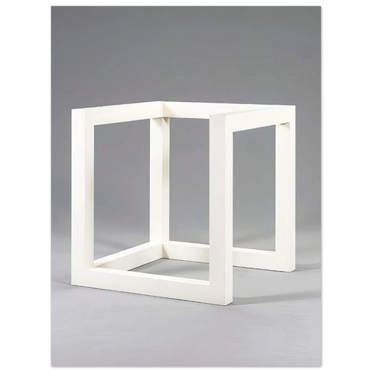Sol LeWitt - Incomplete Cube 10-4  75x100 cm / 30x40inches Fine Art Poster