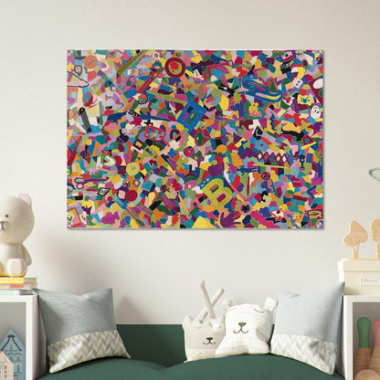 TUTTO 1988 - Alighiero Boetti Acrylic Print - 70x100 cm / 28x40″ inches