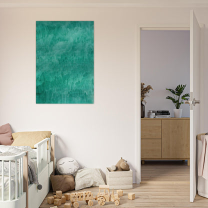 Viridian - Marcia Hafif Brushed Aluminum Print - 70x100 cm / 28x40 inches | Marcia Hafif Aluminum Print | Marcia Hafif Prints