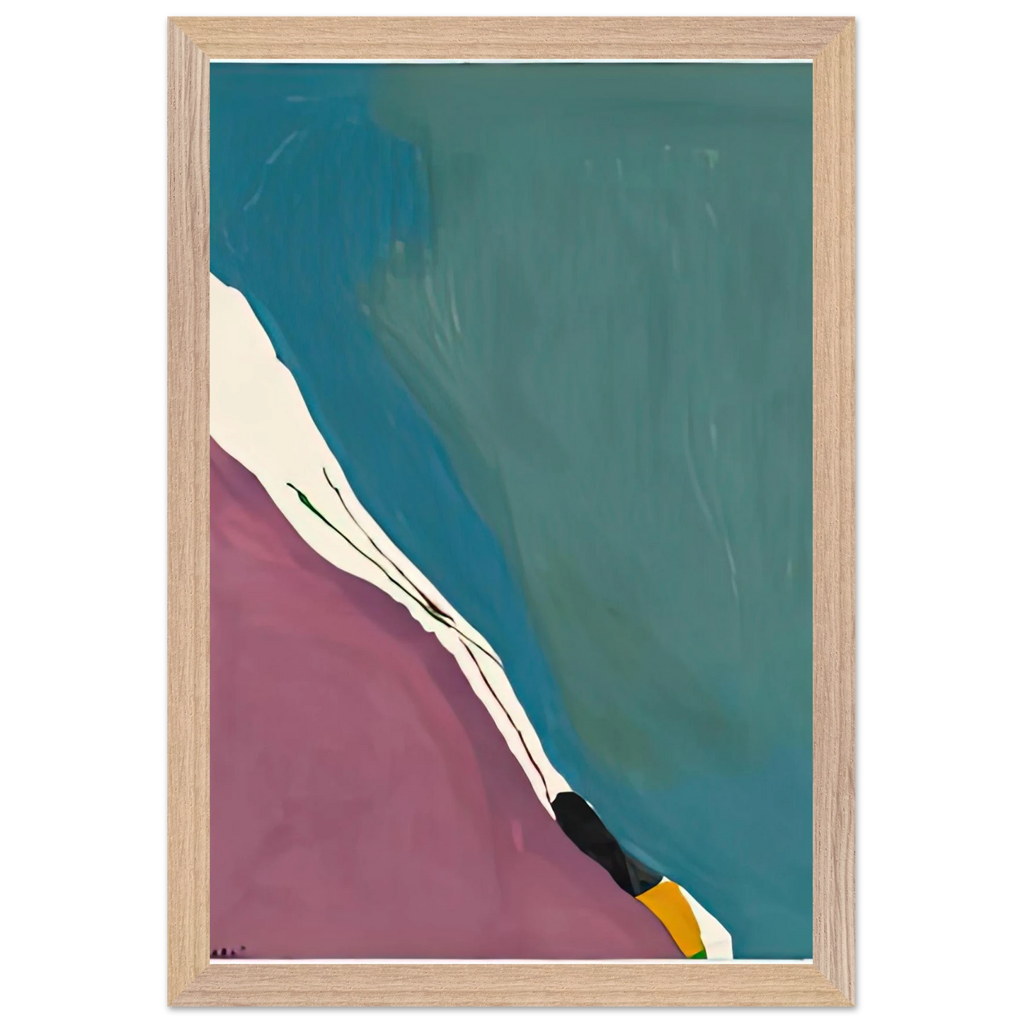 Helen Frankenthaler - Red Travels, 1971- Wall Art - 30x40 cm / 12x16 inches - Fine Art Poster-canvas - -