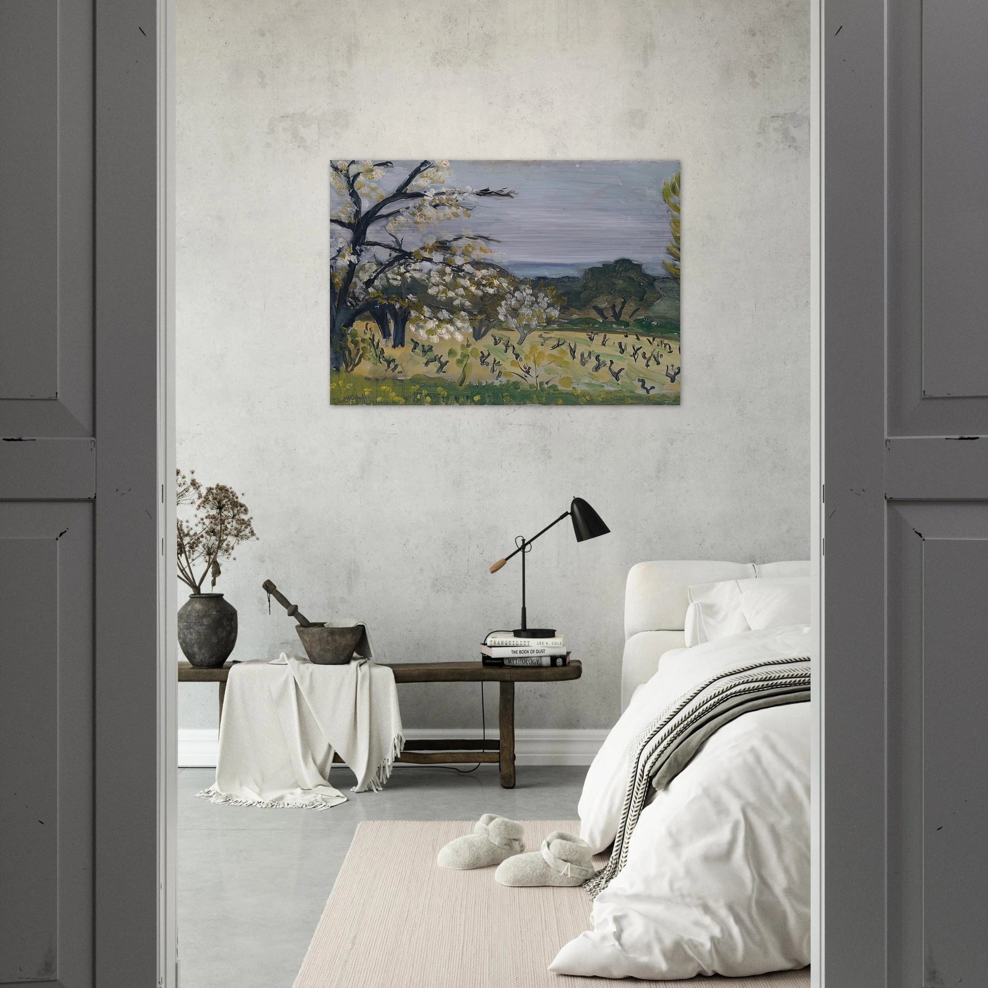 LANDSCAPE NICE 1919 - Henri Matisse Brushed Aluminum Print - 70x100 cm / 28x40 inches | Henri Matisse Aluminum Print | Henri Matisse Prints