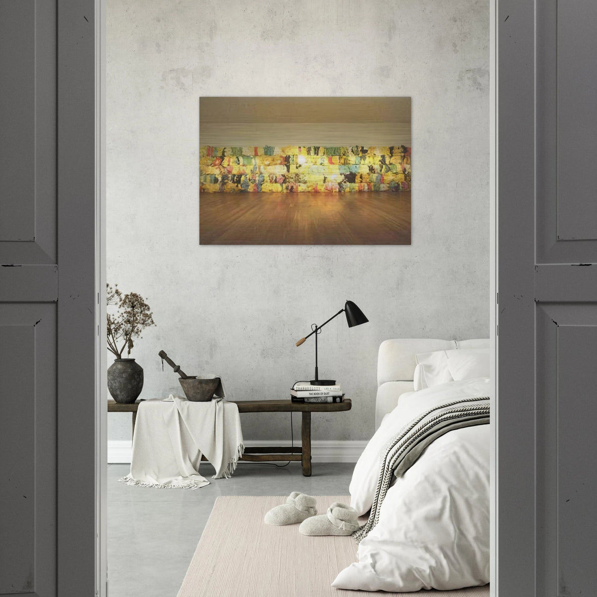 Cortina de Espuma - 2001 - Joao Vieira Brushed Aluminum Print - 70x100 cm / 28x40 inches | Joao Vieira Aluminum Print | Joao Vieira Prints