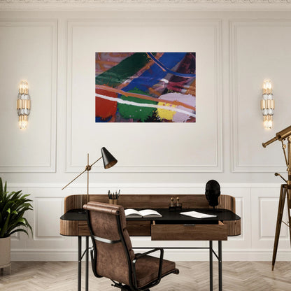 Festival - 1983 - Albert Irvin Brushed Aluminum Print - 70x100 cm / 28x40 inches | Albert Irvin Aluminum Print | Albert Irvin Prints