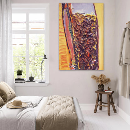 For Vincent Van Gogh - 1972 - Ronnie Landfield Art Prints - 100x150 cm / 40x60″ inches | Ronnie Landfield Poster | Ronnie Landfield Prints