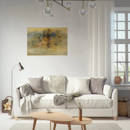 Cite - 1945 - Wols Brushed Aluminum Print - 70x100 cm / 28x40 inches | Wols Aluminum Print | Wols Prints