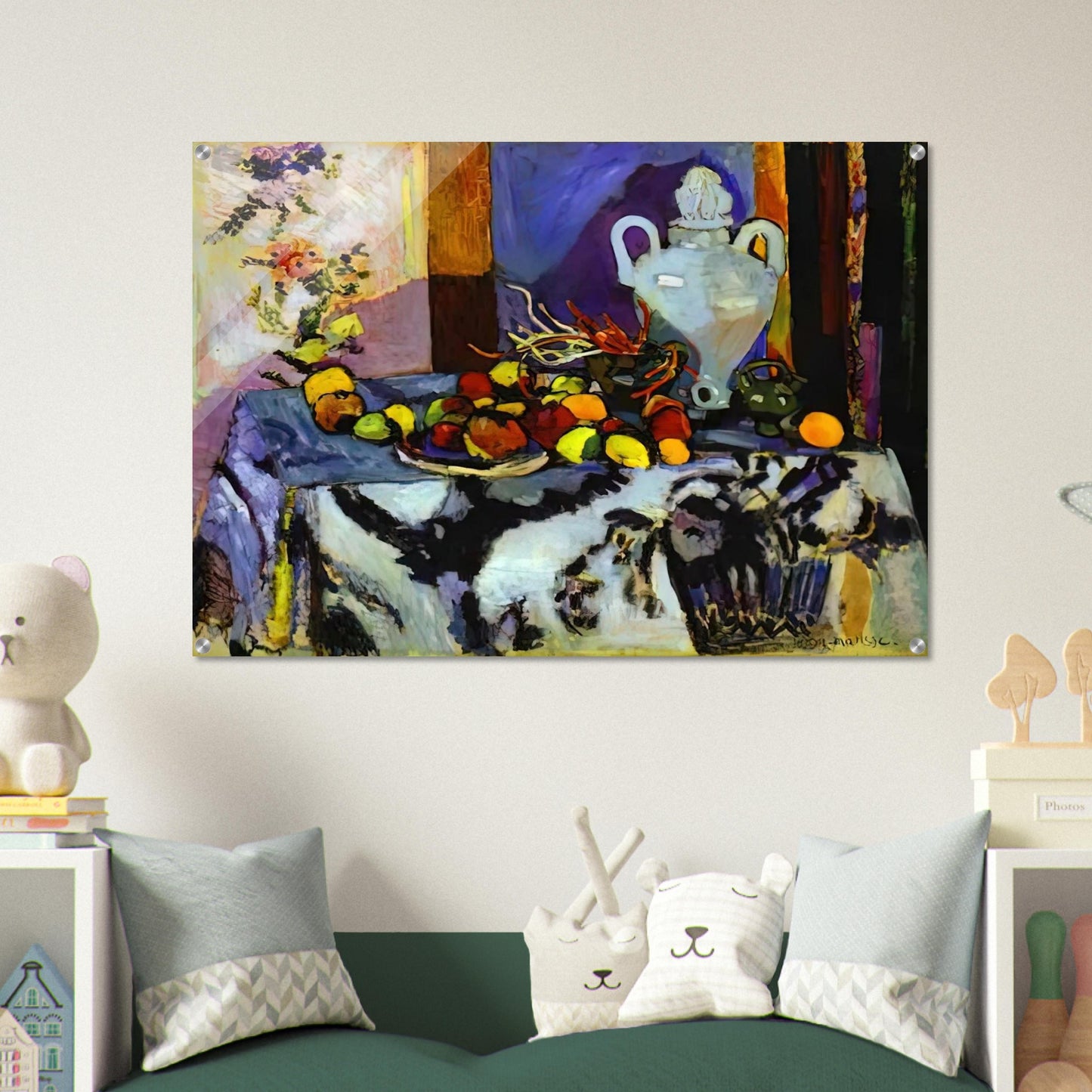 BLUE STILL LIFE - Henri Matisse Acrylic Print - 70x100 cm / 28x40″ inches