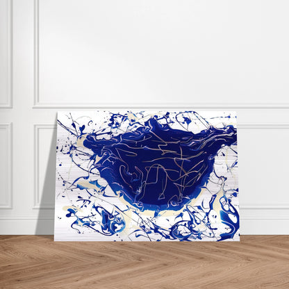Untitled  SFP92-15 SFF1671  - Sam Francis Brushed Aluminum Print - 70x100 cm / 28x40 inches | Sam Francis Aluminum Print | Sam Francis Prints