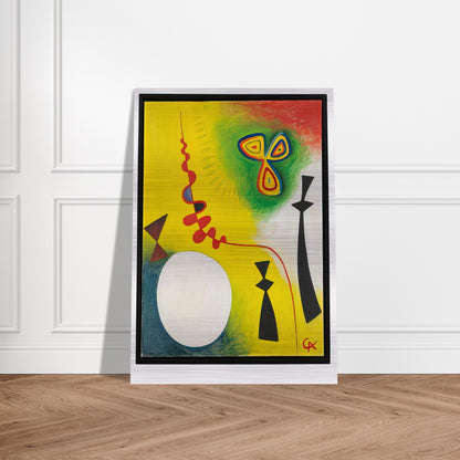 FETISHES 1944 - Alexander Calder Brushed Aluminum Print - 70x100 cm / 28x40 inches | Alexander Calder Aluminum Print | Alexander Calder Prints