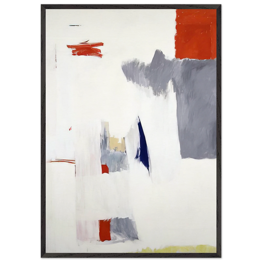 Untitled - 1977 N5 - Giorgio Cavallon 70x100 cm / 28x40 inches Framed Art Print – Black Wooden Frame