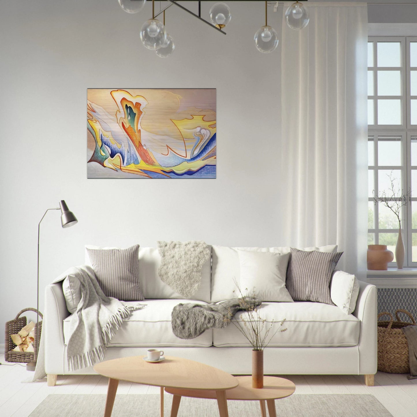 LSH 134 - 1950 - Lawren Harris Brushed Aluminum Print - 70x100 cm / 28x40 inches | Lawren Harris Aluminum Print | Lawren Harris Prints