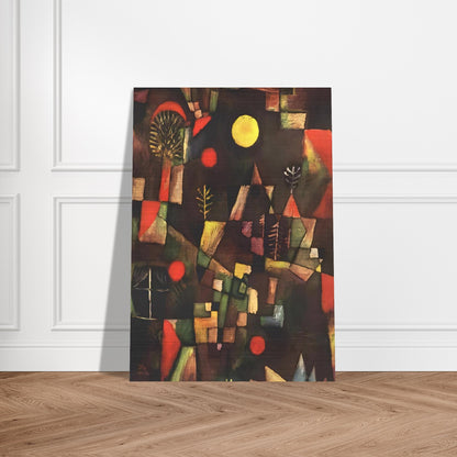 FULL MOON 1919 - Paul Klee Brushed Aluminum Print - 70x100 cm / 28x40 inches | Paul Klee Aluminum Print | Paul Klee Prints