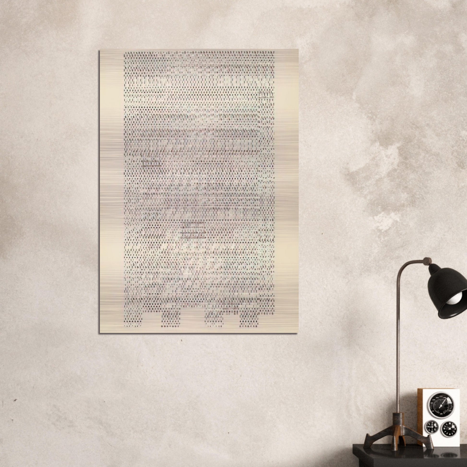 Idea - 1960 - Dieter Roth Brushed Aluminum Print - 70x100 cm / 28x40 inches | Dieter Roth Aluminum Print | Dieter Roth Prints