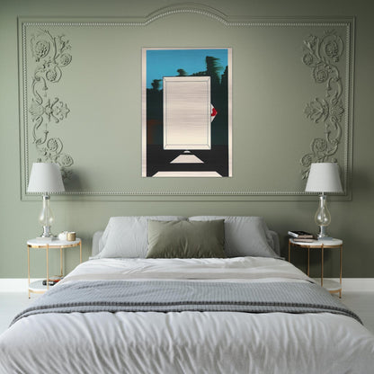 Untitled - 1966 - Allan D Arcangelo Brushed Aluminum Print - 70x100 cm / 28x40 inches | Allan D Arcangelo Aluminum Print | Allan D Arcangelo Prints