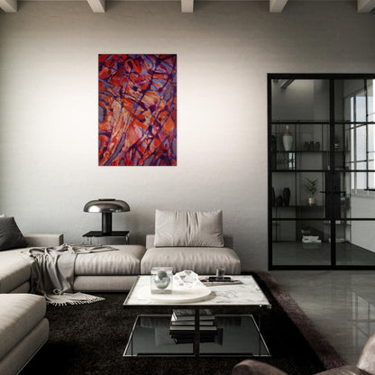 Terre assoiffée I - 1966 - Alfred Manessier Brushed Aluminum Print - 70x100 cm / 28x40 inches | Alfred Manessier Aluminum Print | Alfred Manessier Prints
