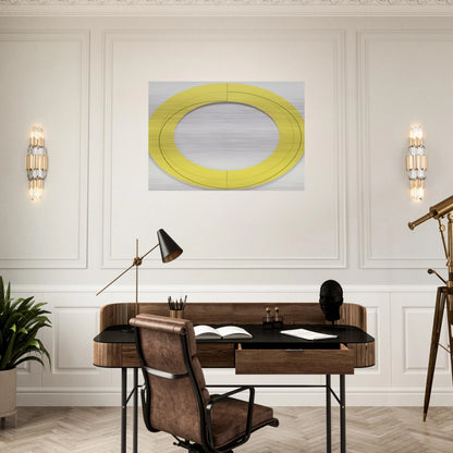 RING IMAGE M 2010 - Robert Mangold Brushed Aluminum Print - 70x100 cm / 28x40 inches | Robert Mangold Aluminum Print | Robert Mangold Prints
